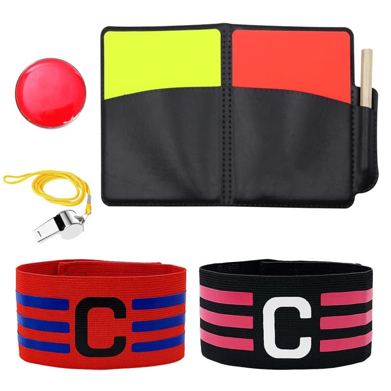 Kit d'Arbitre de Football POPAPIE avec Cartons Jaunes et Rouges