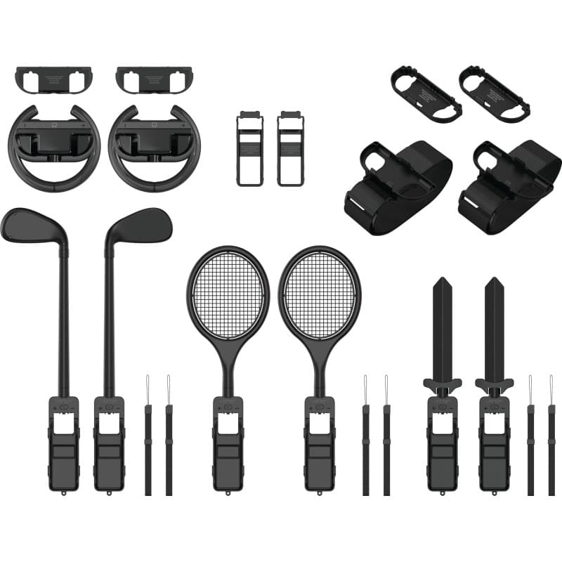 Kit Sport 10-en-1 Venom pour Nintendo Switch 2 - Accessoires de Jeu Complets
