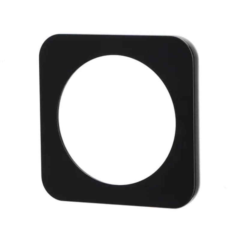 Plaque Murale Élégante en Verre Noir avec Clé - Design Moderne pour Votre Intérieur