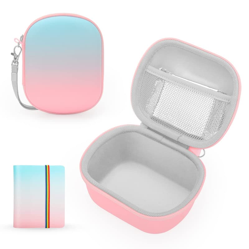 Yinke Étui de Protection pour Appareil Photo Instantané Polaroid Go - Coque Rigide et Album Photo
