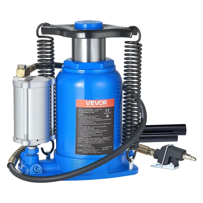 Cric Bouteille Pneumatique Hydraulique 32 Tonnes - Levage 25-41 cm