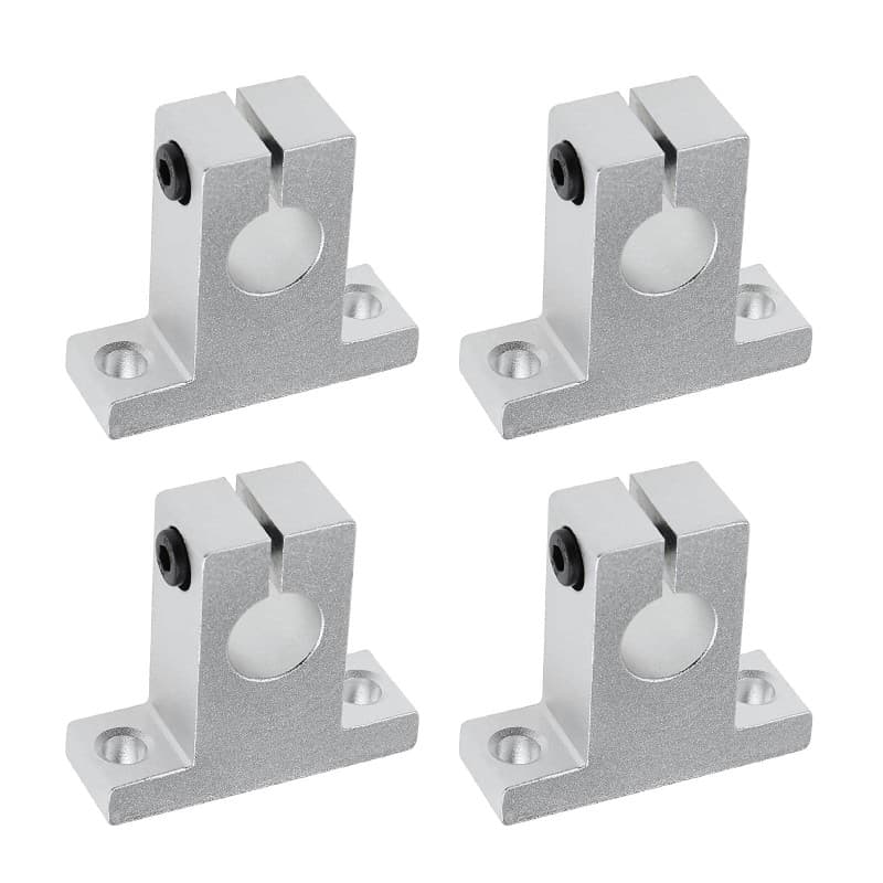 eMagTech Lot de 4 Supports SK12 en Aluminium pour Arbre Linéaire 12 mm