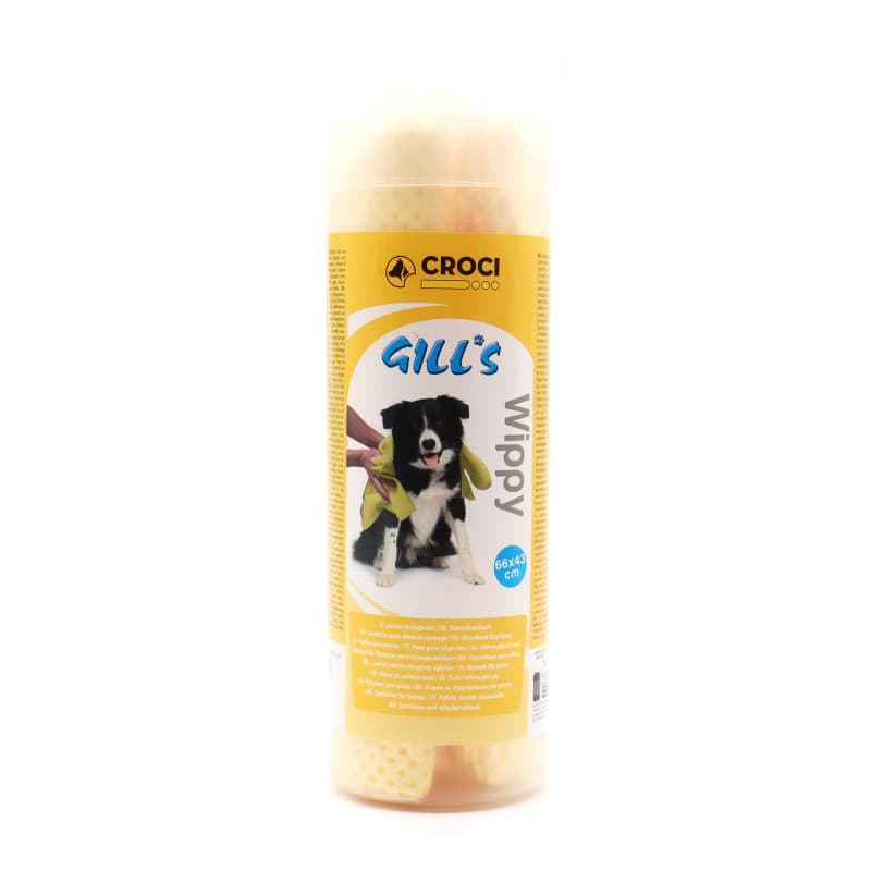 Chiffon de Séchage Rapide pour Chiens à Poils Longs - Croci Gill'S