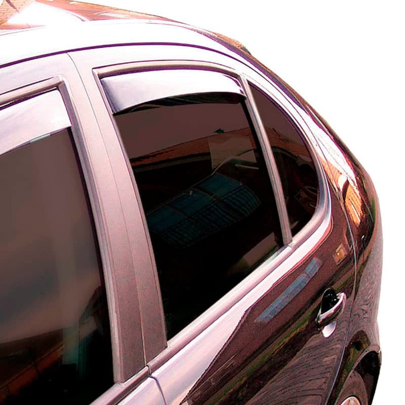 Déflecteurs d'air ClimAir Master Noir pour Volkswagen T-Cross 2019-