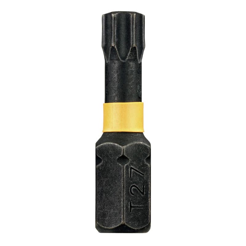 Embout Impact Torsion DeWalt T27 - 25mm avec Anneau Magnétique