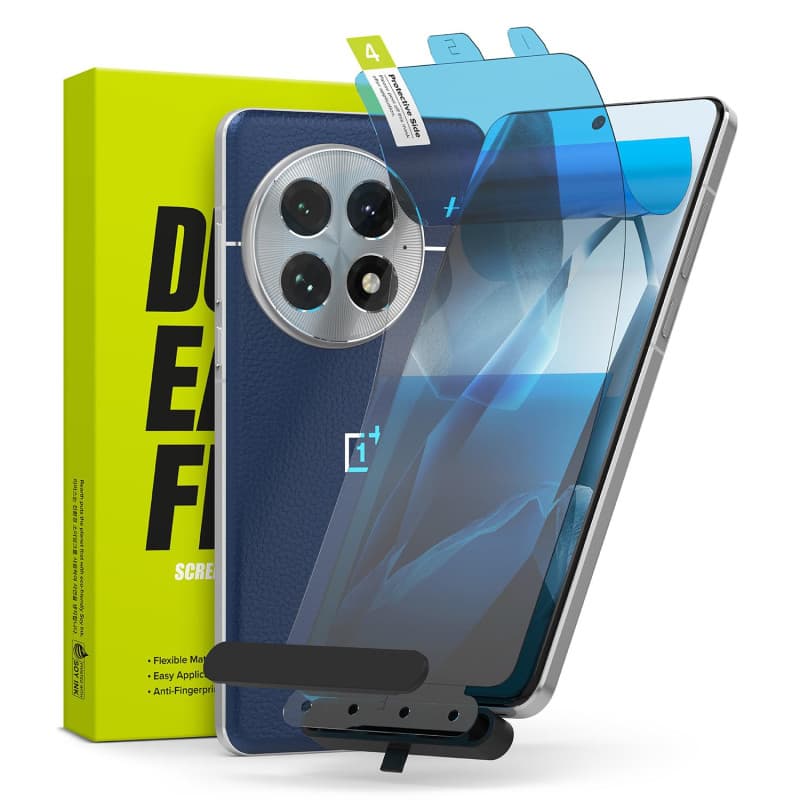 Protecteur d'écran Ringke pour OnePlus 13 - Pack de 2, Application Facile et Résistant aux Rayures