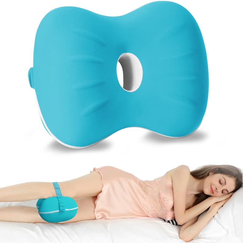 Oreiller de Jambe Ergonomique en Mousse à Mémoire Bibykivn