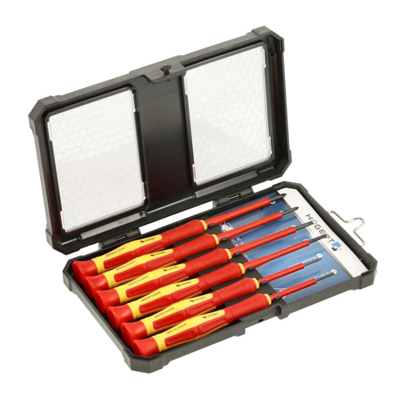 Kit de Tournevis Isolés Högert Technik HT1S987 pour Électricité
