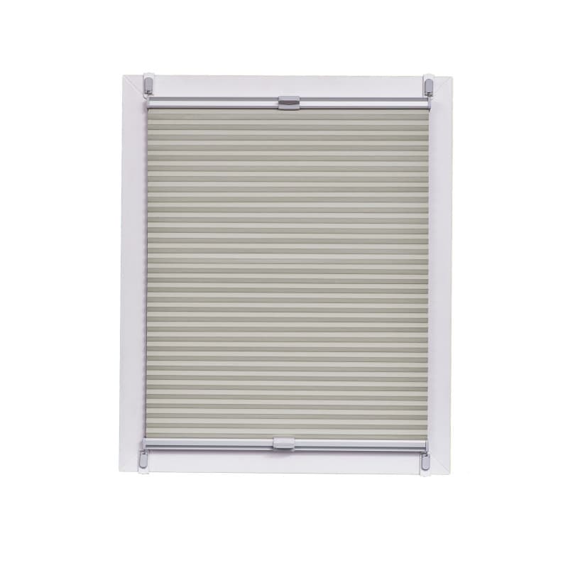 Store Plissé Nid d'Abeille Occultant Sunlines - Argent, 80 x 220 cm