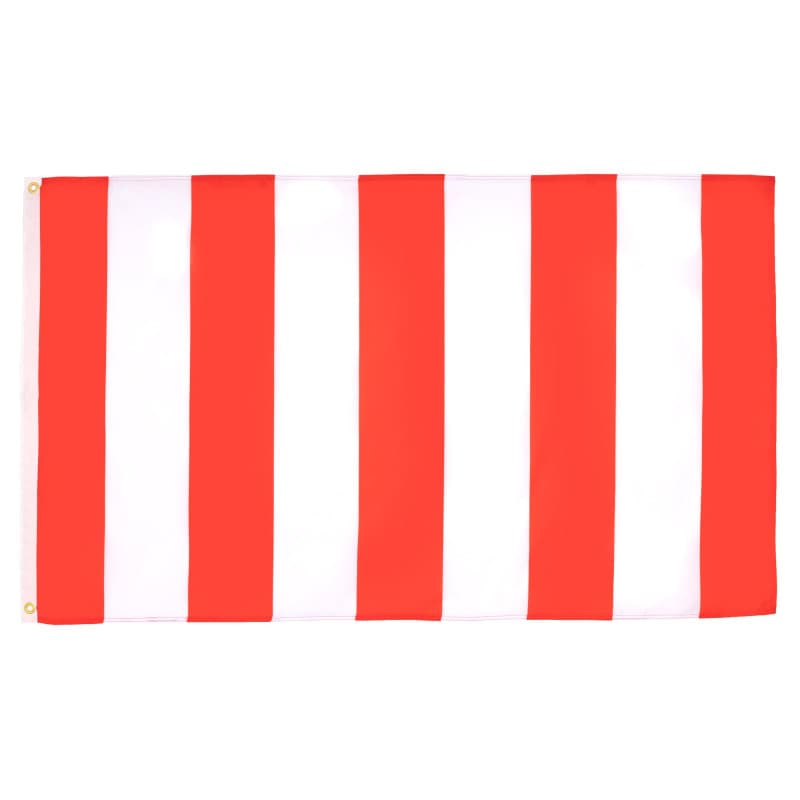 Drapeau AZ FLAG Rouge et Blanc 150x90 cm avec Œillets Métalliques