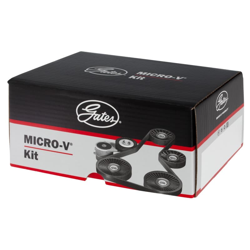 Kit de courroies trapézoïdales GATES K036PK1123 en EPDM