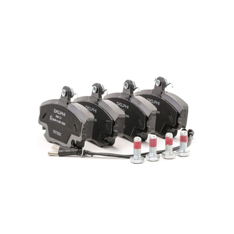 Plaquettes de Frein Delphi LP885 avec Signal d'Usure et Accessoires