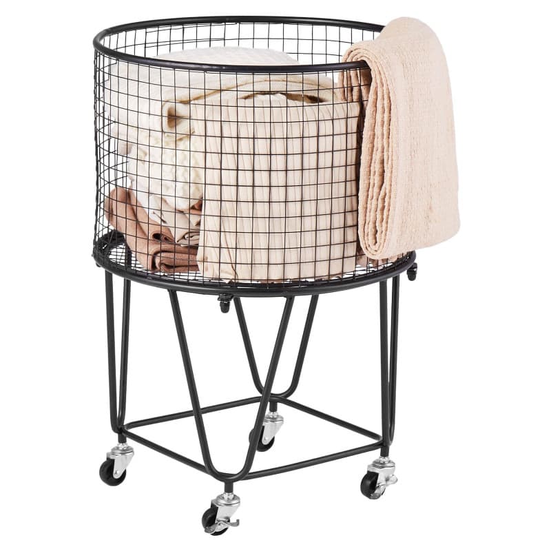 Chariot à Linge Mobile VEVOR avec Roues Pivotantes - Capacité 40L