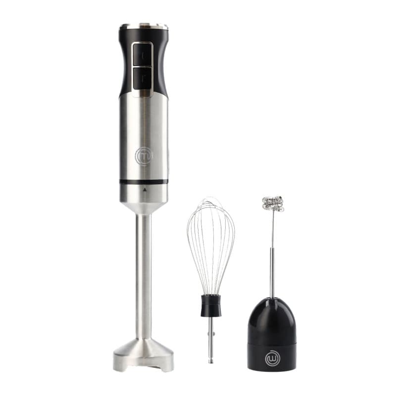 MasterChef Mixeur Plongeant 3 en 1 avec Fouet et Emulsionneur - 400W