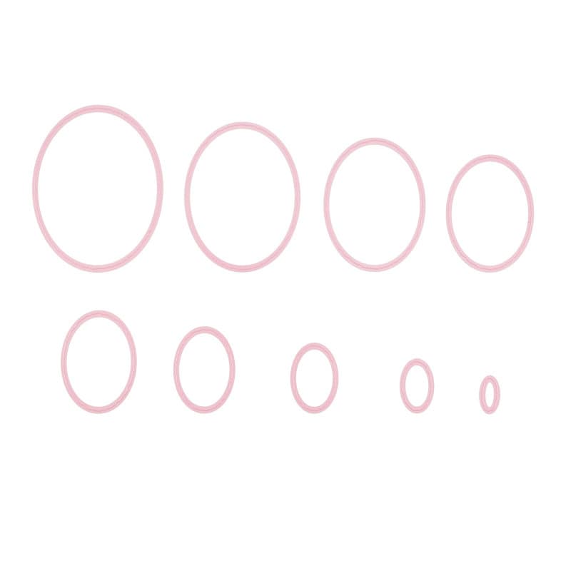 Matrice de Découpe Ovale Nellie's Choice - 9 Cadres pour Scrapbooking