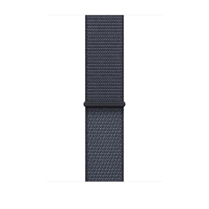 Bracelet Sport pour Apple Watch - Boucle Ajustable en Nylon Bleu Maritime - Taille Unique
