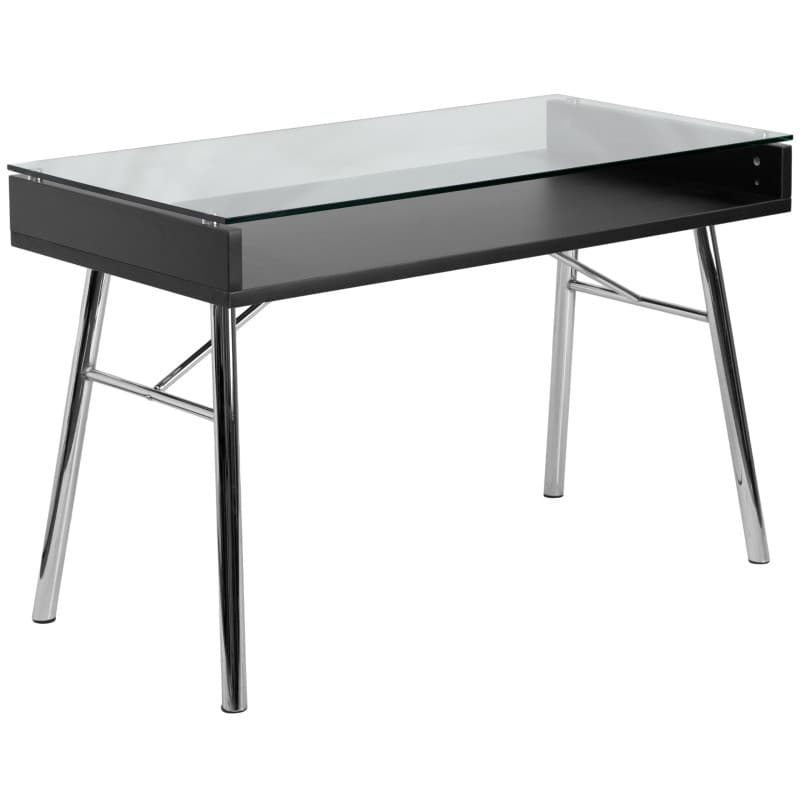 Bureau en Verre Trempé Flash Furniture - Élégance et Style pour le Travail à Domicile