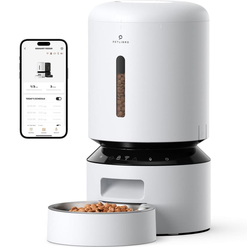 Distributeur Automatique PETLIBRO 5L pour Chats et Chiens avec Contrôle par App