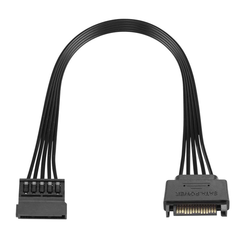 Câble d'Extension SATA 15 Broches Mâle-Femelle 30cm - QIANRENON