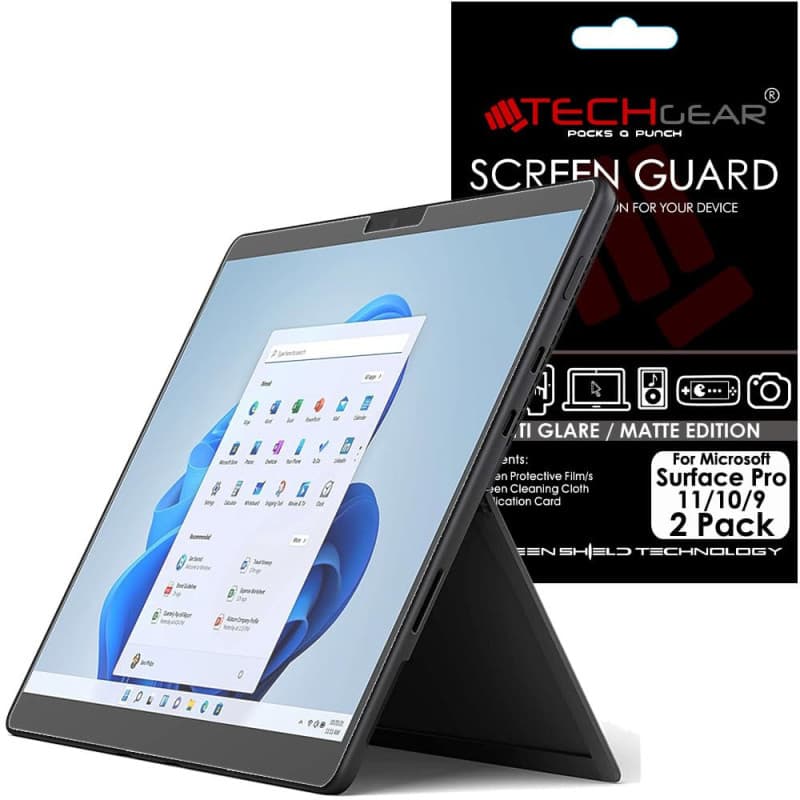 Lot de 2 films de protection d'écran mats pour Microsoft Surface Pro 11/10/9