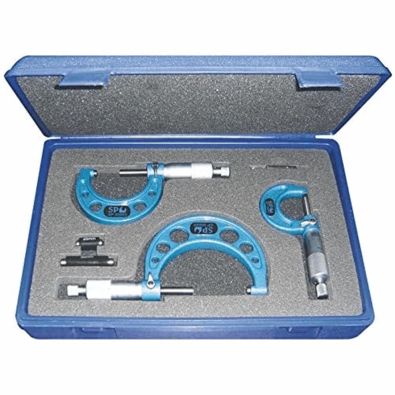 Coffret de Micromètres SP Tools - 3 Pièces Précision 0-75 mm