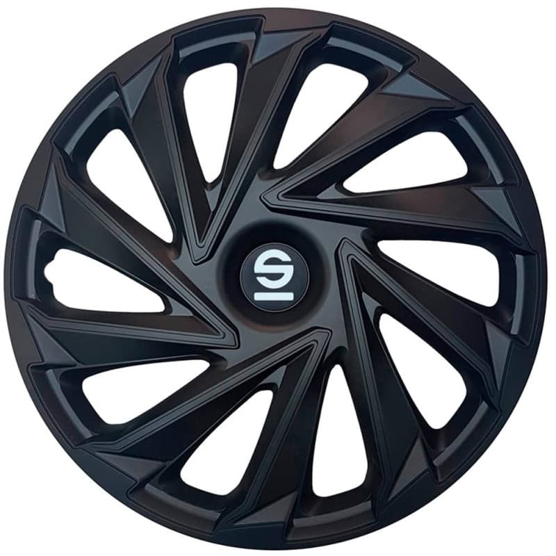 Enjoliveurs de Roue Sparco Varese 14 pouces - Set de 4 pièces Noir