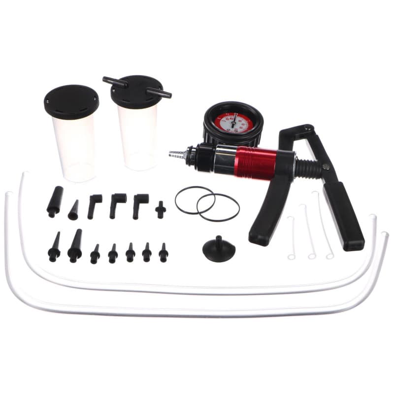 Kit de Test de Freins SIXTOL 22 pièces - Pompe Manuelle avec Manomètre