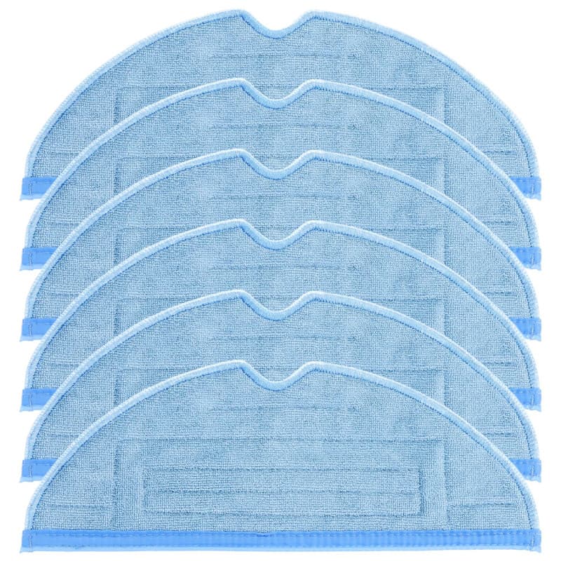 QWORK 6 Serpillères en Microfibre Compatibles avec Roborock