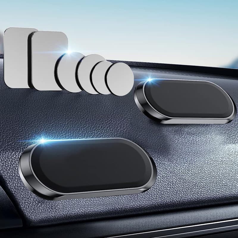 Support Magnétique pour Téléphone Portable - Lot de 2 pour Voiture