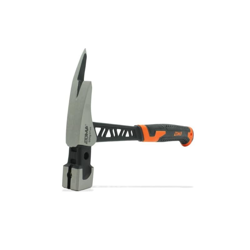 Marteau de Charpentier Premium Edma - Forgé, Ergonomique et Antidérapant - 600 g