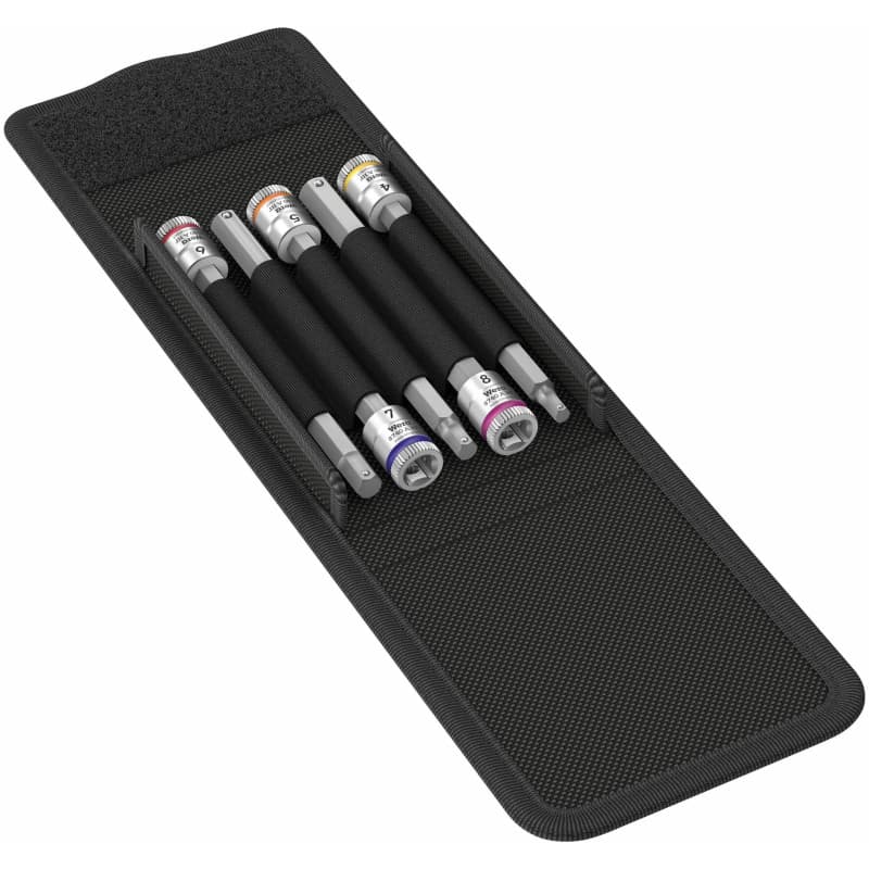 Set de 5 Embouts à Douille Wera 8740 A HF - Vissage Pratique et Sûr