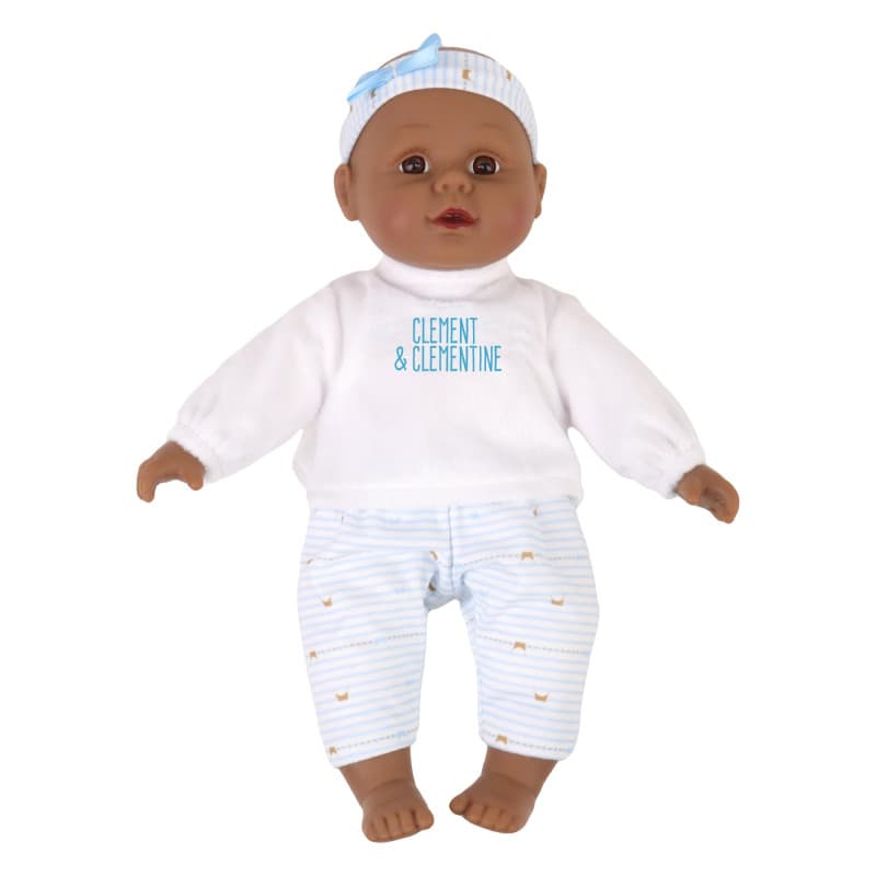 Poupon en Pyjama Bleu CLEMENT CLEMENTINE - Jouet d'Imitation pour Enfants