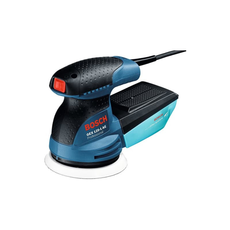 Ponceuse Excentrique Bosch Professional GEX 125-1 AE avec 3 Disques Abrasifs