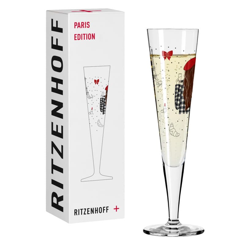 Flûte à Champagne Design Multicolore - Paris Edition 200 ml