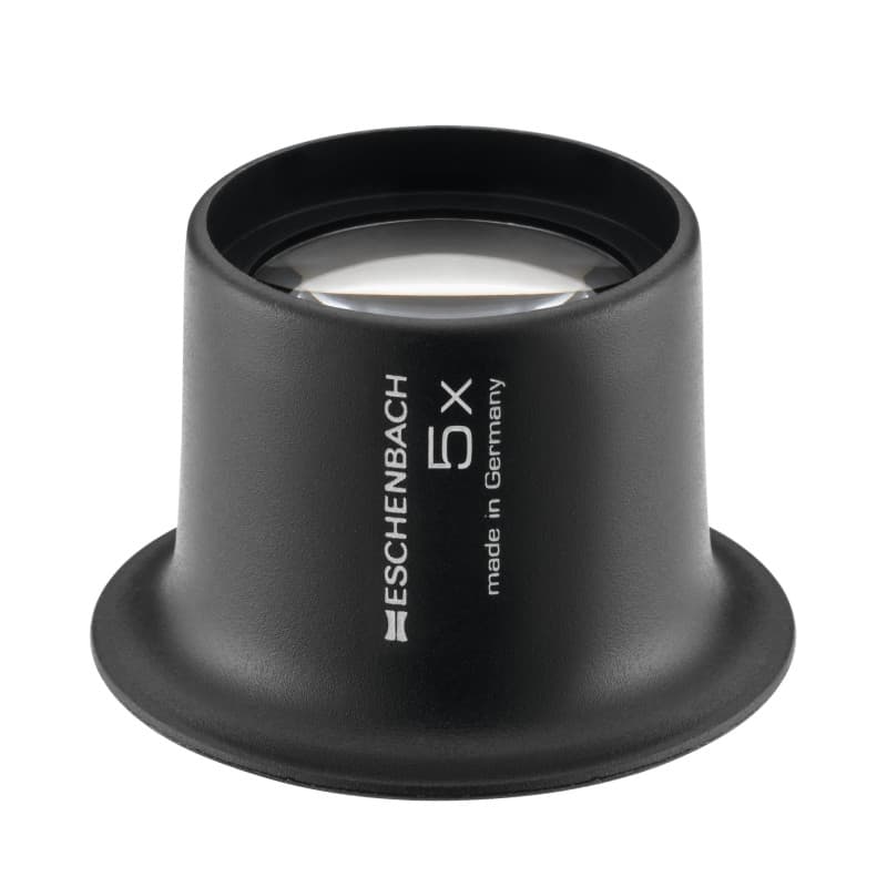 Loupe d'Horloger Eschenbach 5x avec Lentille de 25 mm - Anthracite