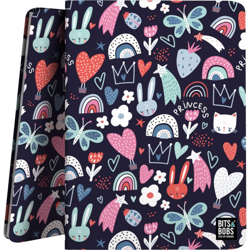 Classeur en plastique Grafoplás Bits&Bobs Princess - 30 pochettes A4 imperméables