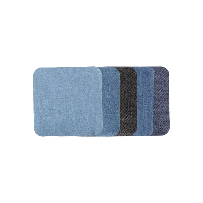 Patchs en Denim Auto-Adhésifs pour Réparation de Jeans - 5 Pièces