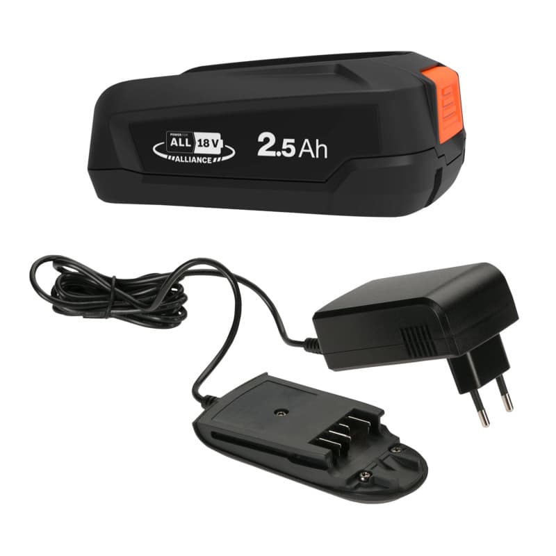 Kit de démarrage Gardena P4A avec batterie 18V 2,5Ah et chargeur