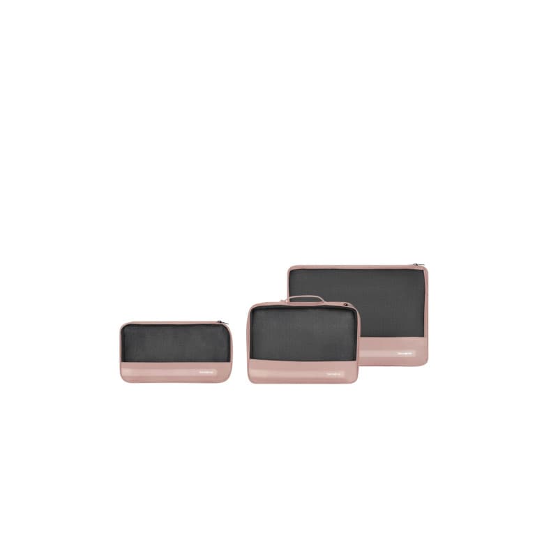 Set de Cubes de Rangement Samsonite TA Revolution - 3 Pièces Rose