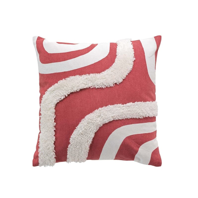 Housse de Coussin Douceur d'Intérieur Mirade Terracotta 40x40 cm