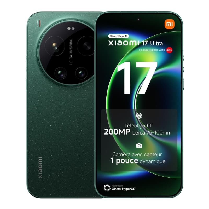 XIAOMI 17 Ultra - Smartphone 16+512 Go avec Téléobjectif Leica 200MP