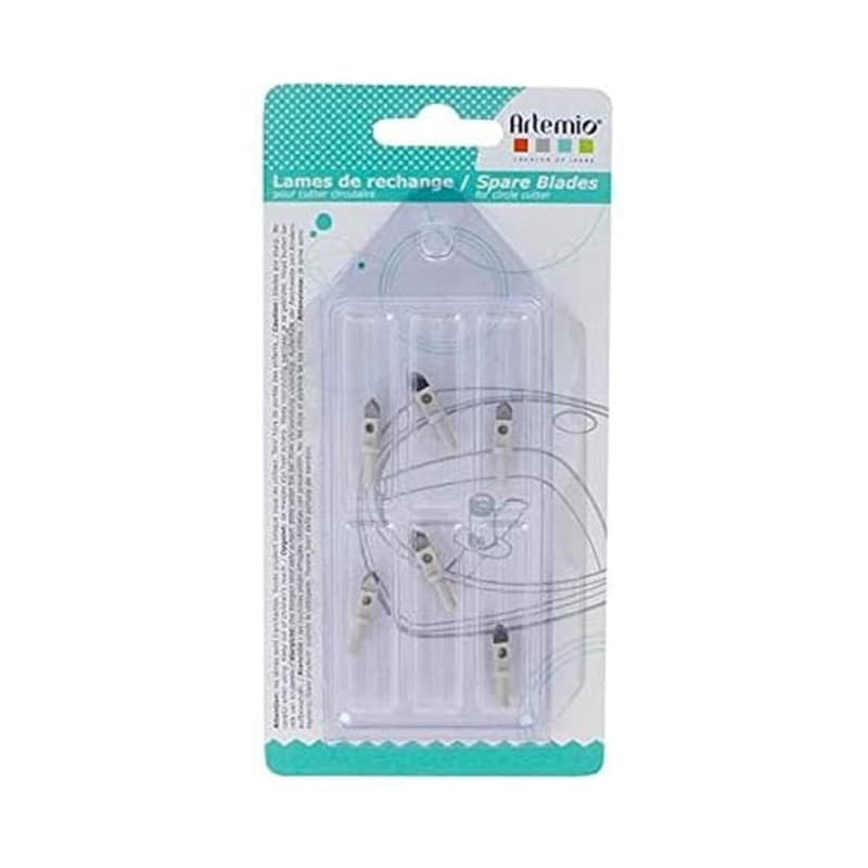 Set de 6 Lames de Rechange pour Cutter Circulaire Artemio
