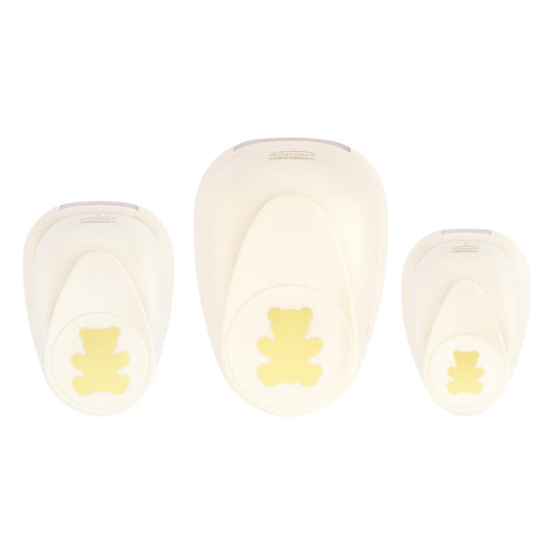 Lot de 3 Perforatrices Ours Vaessen Creative pour Projets DIY