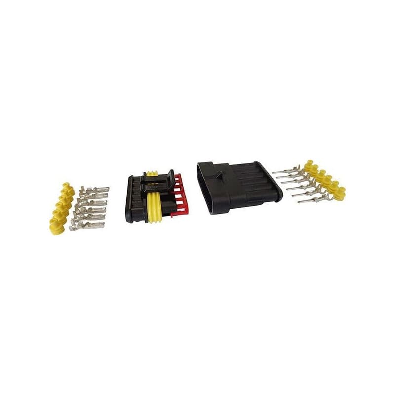 Kit Connecteur Étanche 6 Voies Restagraf pour Câblage Automobile