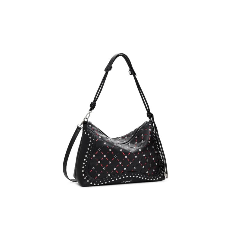 Sac à épaule Desigual Leiria Yankee en noir - Élégance et praticité