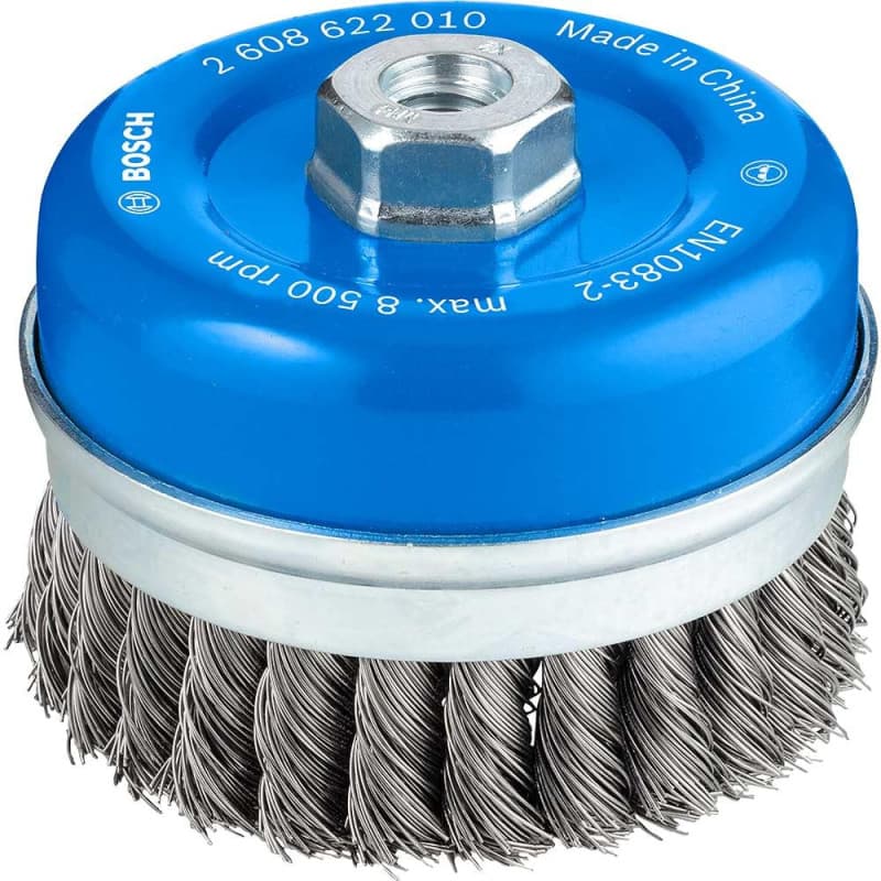 Brosse Boisseau PRO Steel Longlife Bosch pour Meuleuse Angulaire 100 mm