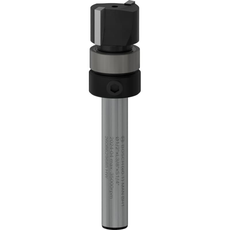Fraise à Affleurer PRO Bosch avec Roulement à Billes - Ø 12,7 mm
