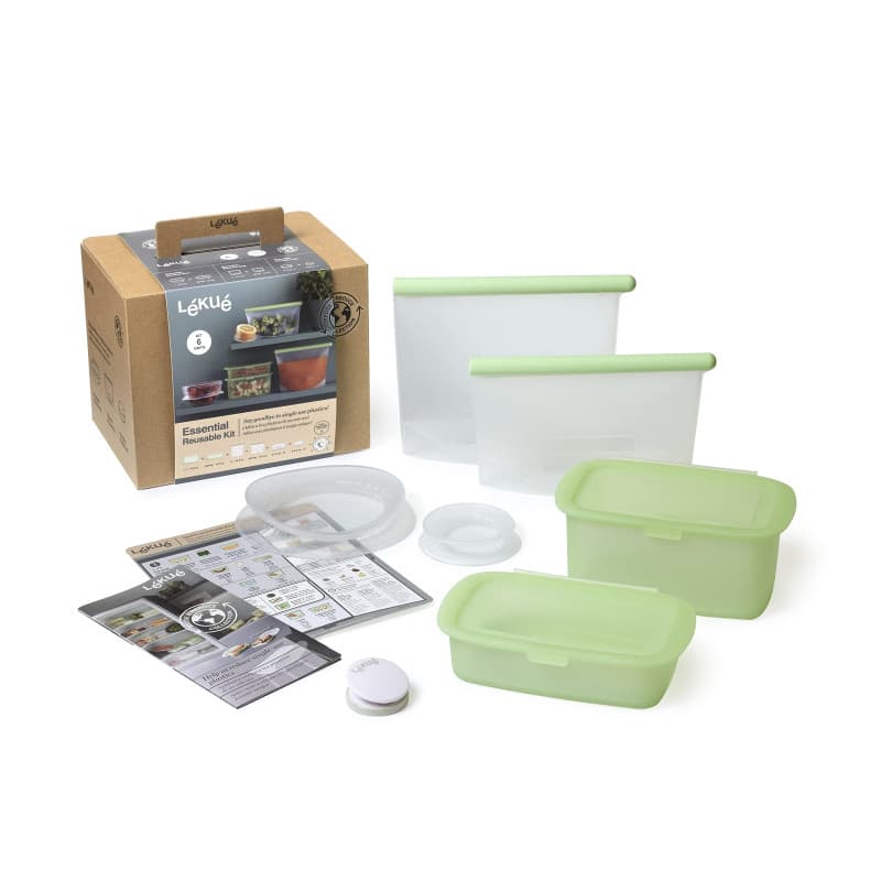 Kit de Récipients Réutilisables Lékué pour une Conservation Écologique