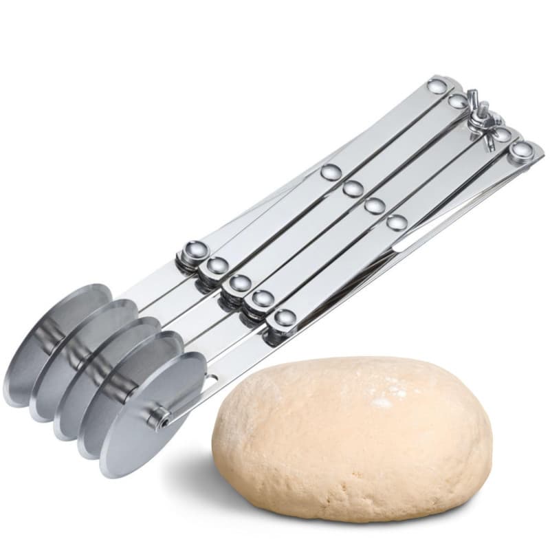 Westmark Coupe-Pâte à 5 Roues en Acier Inoxydable - Portionnement Précis et Rapide