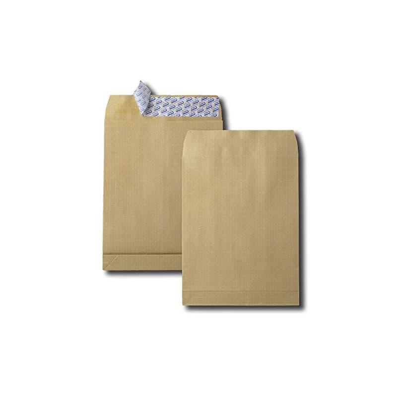 Paquet de 25 Sacs à Soufflet Kraft Brun 260x330 mm - Qualité 120 g/m²